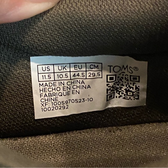 TOMS WYNDON NWOT Sneaker Jogger Waffle Green Rubber Bottom Mens Size 11.5 - Picture 9 of 16